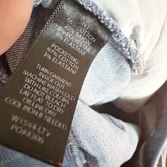 Betabrand PETITE Pull-on Straight Leg Blue Jeans Women's Petite Size XXL - Picture 6 of 9